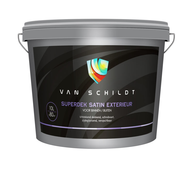 Superdek satin exterieur 10 liter alleen lichte kleuren