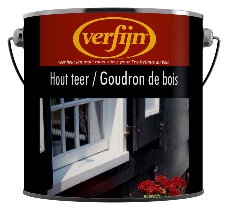 Hout teer 2,5 liter