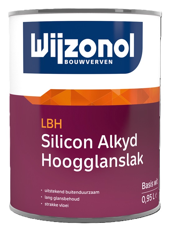 LBH Silicon alkyd hoogglanslak 1 liter