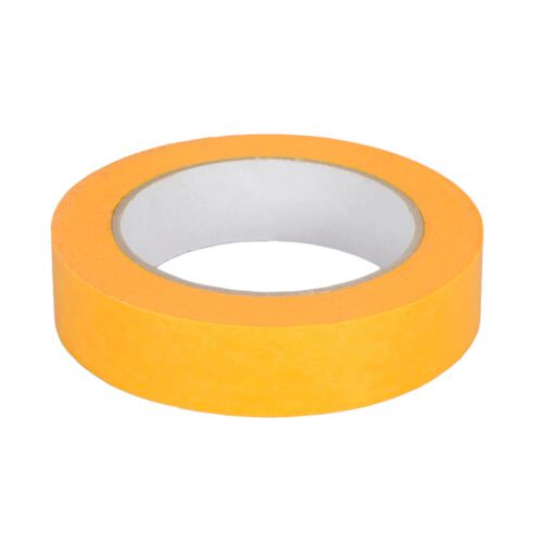 rol afplaktape geel 25mm 50 meter high tack