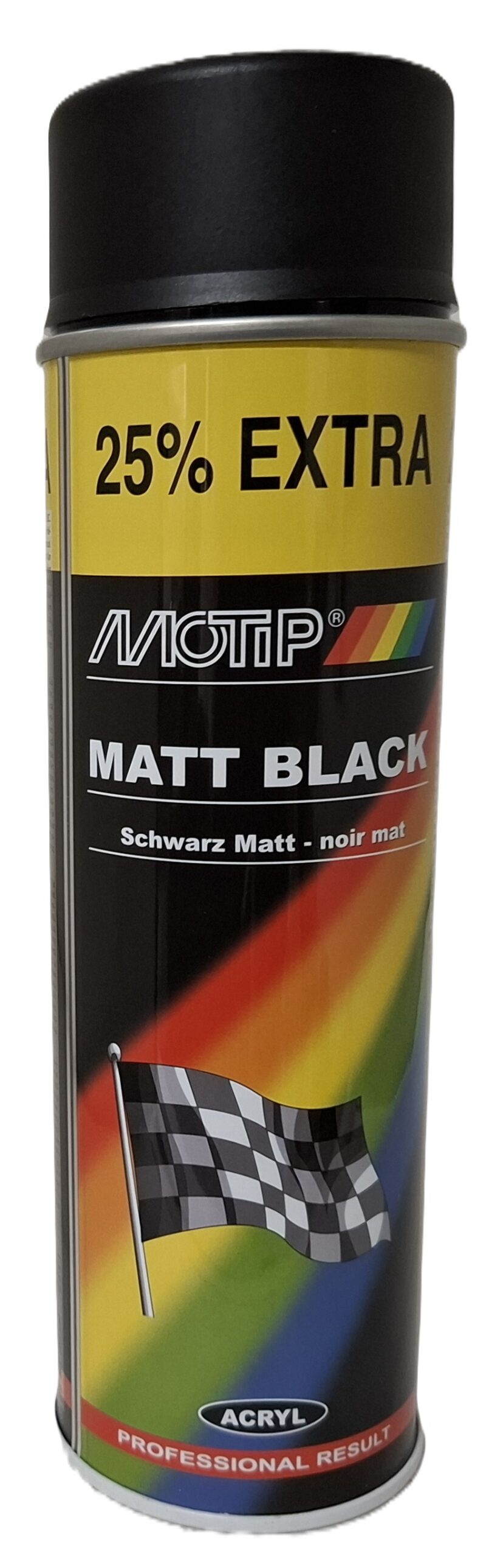 Mat zwart 500ml