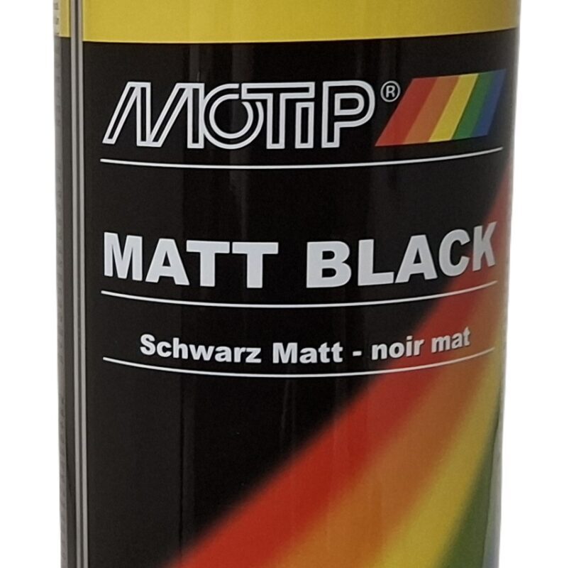 Mat zwart 500ml