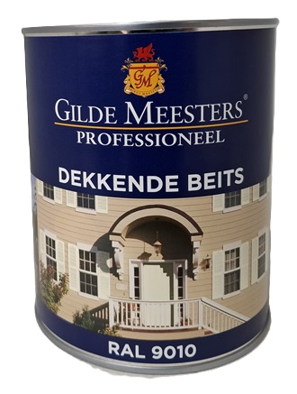 Dekkende beits ral 9010 1 liter