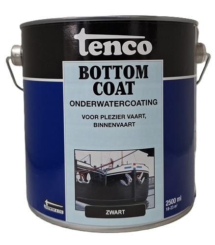 Bottomcoat zwart 2,5 liter