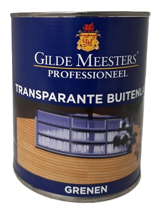 Transparante buitenlak grenen hoogglans 1 liter