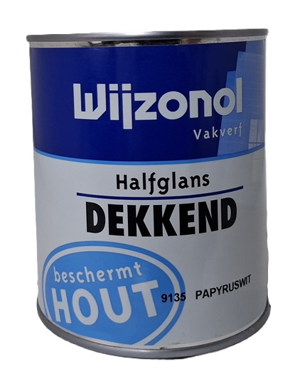 Dekkend halfglans 9135 papyruswit 0,75 liter