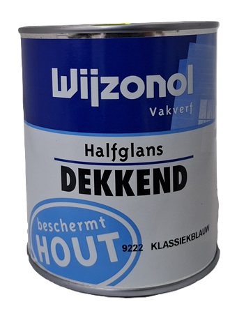 Dekkend halfglans 9222 klassiekblauw