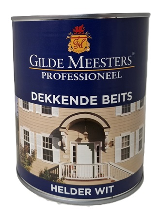 Dekkende beits helder wit 1 liter