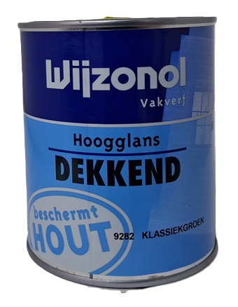 Dekkend hoogglans 9282 klassiekgroen 0,75 liter