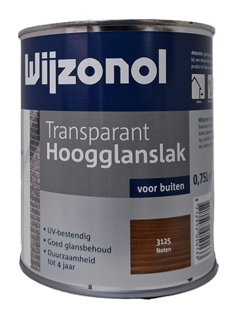 Hoogglans noten 3125 0,75 liter