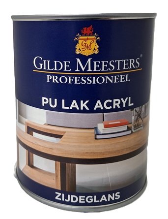 PU lak acryl zijdeglans 1 liter